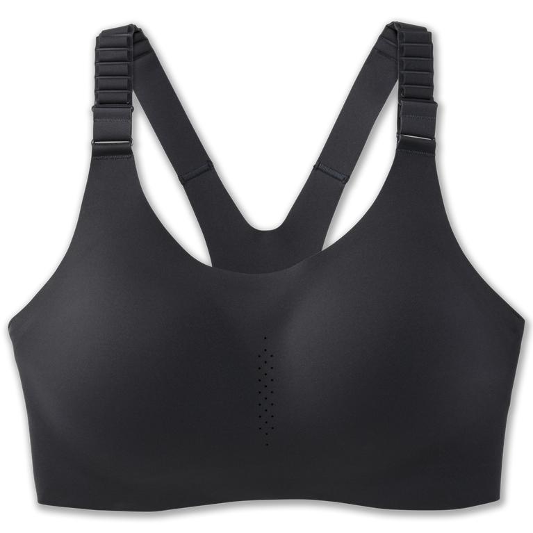 Brooks Women's DARE RACERBACK 2.0 Sports Bras - Asphalt/DarkGey - Canada (SPOWD-5801)